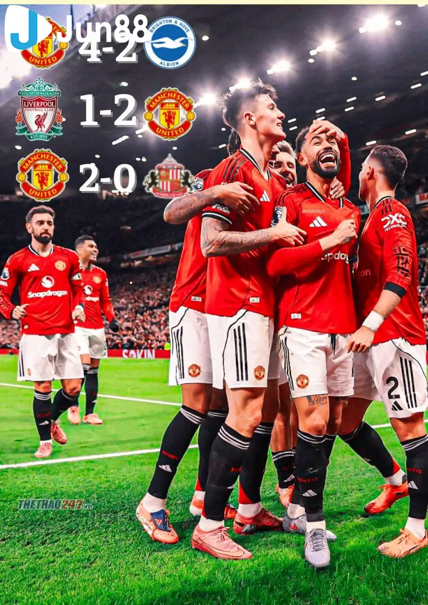 Man Utd đang có phong độ cao tại Ngoại hạng Anh. Man Utd đang có phong độ cao tại Ngoại hạng Anh.